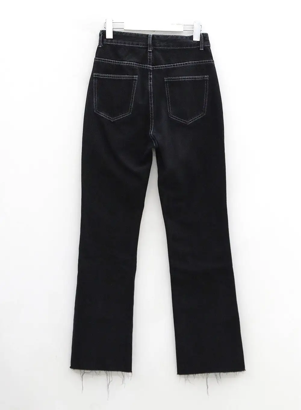 High Waist Bootcut Denim Pants OO21