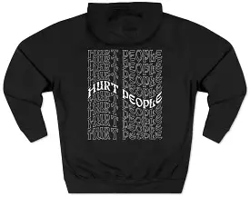 Hurt People Pullover Hoodie - Black