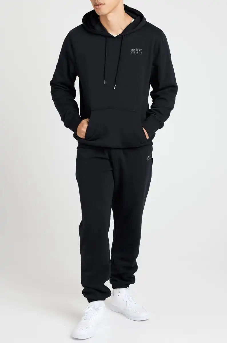 INSPORT UNISEX ALASKA BLACK HOODIE