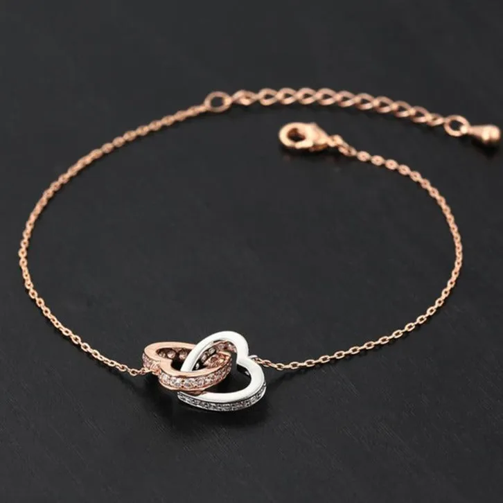 Interlocking Hearts Bracelet