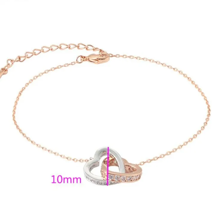 Interlocking Hearts Bracelet