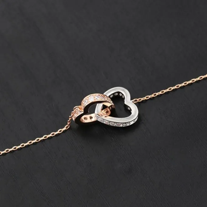 Interlocking Hearts Bracelet