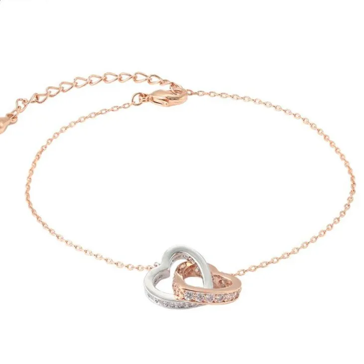 Interlocking Hearts Bracelet