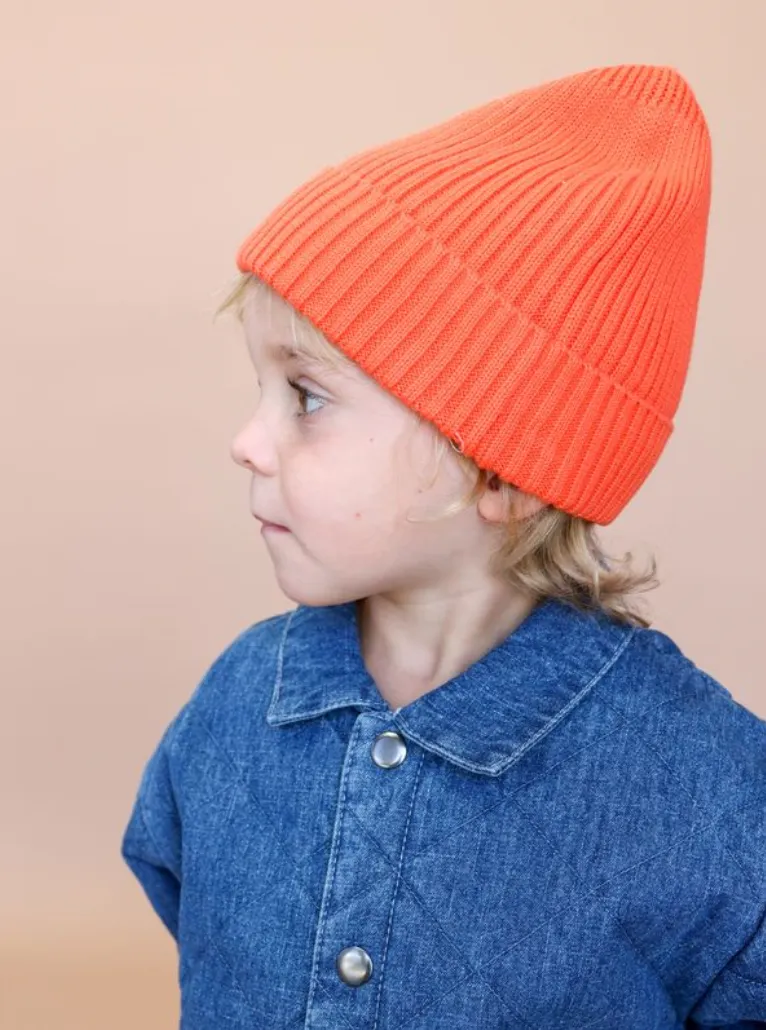 Knitted Pixie Beanie Ruby