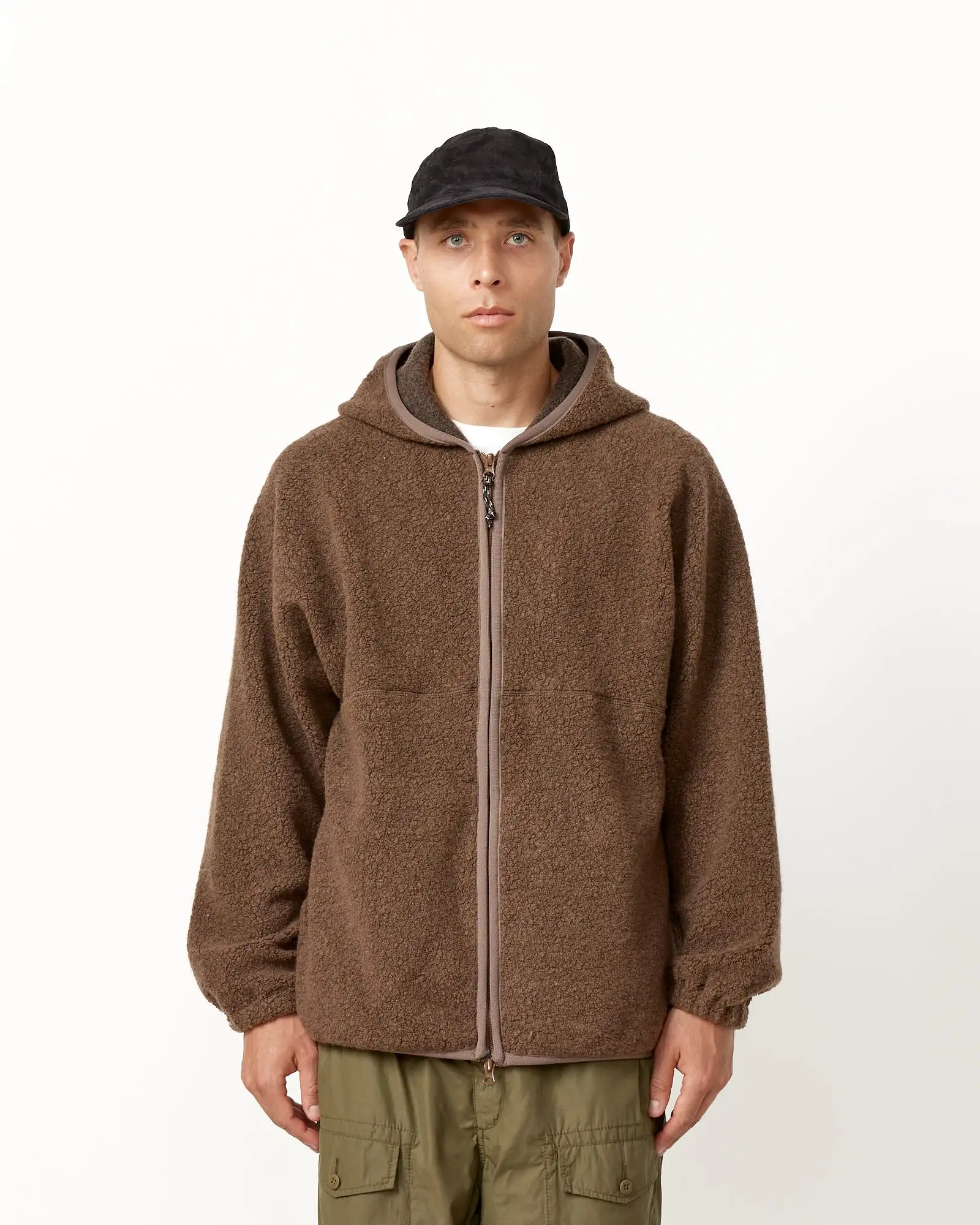 Leo Wool Boa Zip Hoodie