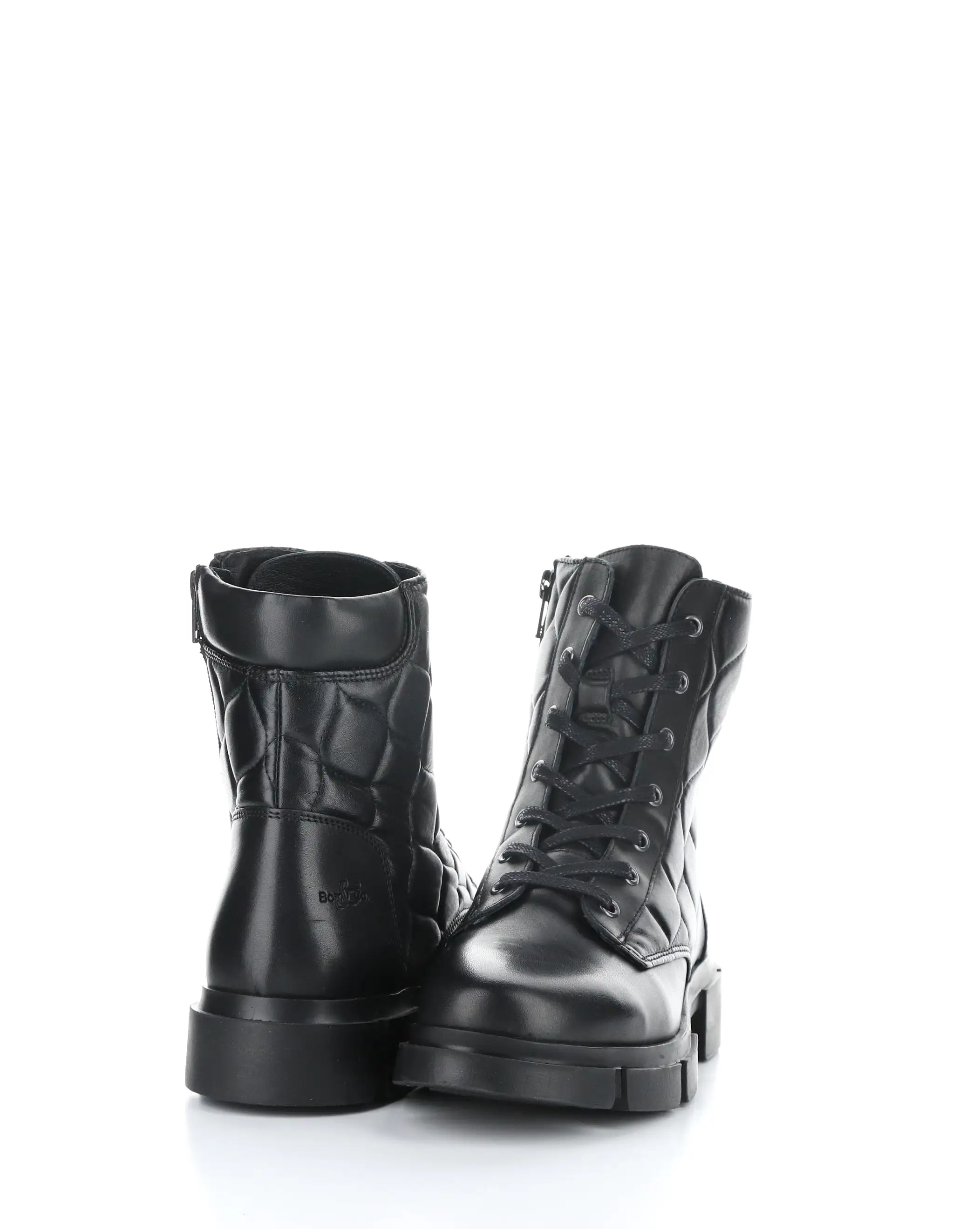 LIBEL BLACK Round Toe Boots