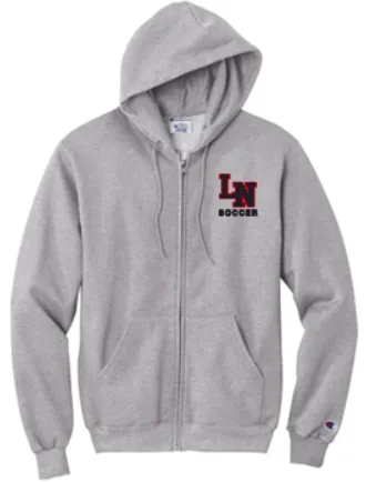 LN GIRLS SOCCER CHAMPION FULL ZIP HOODIE