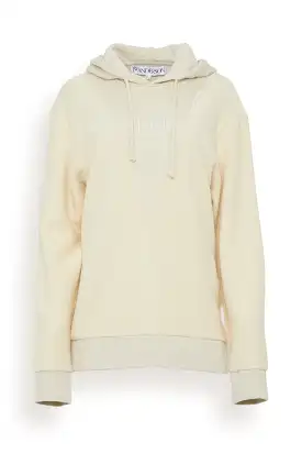 Logo Reverse Hoodie in Oatmeal