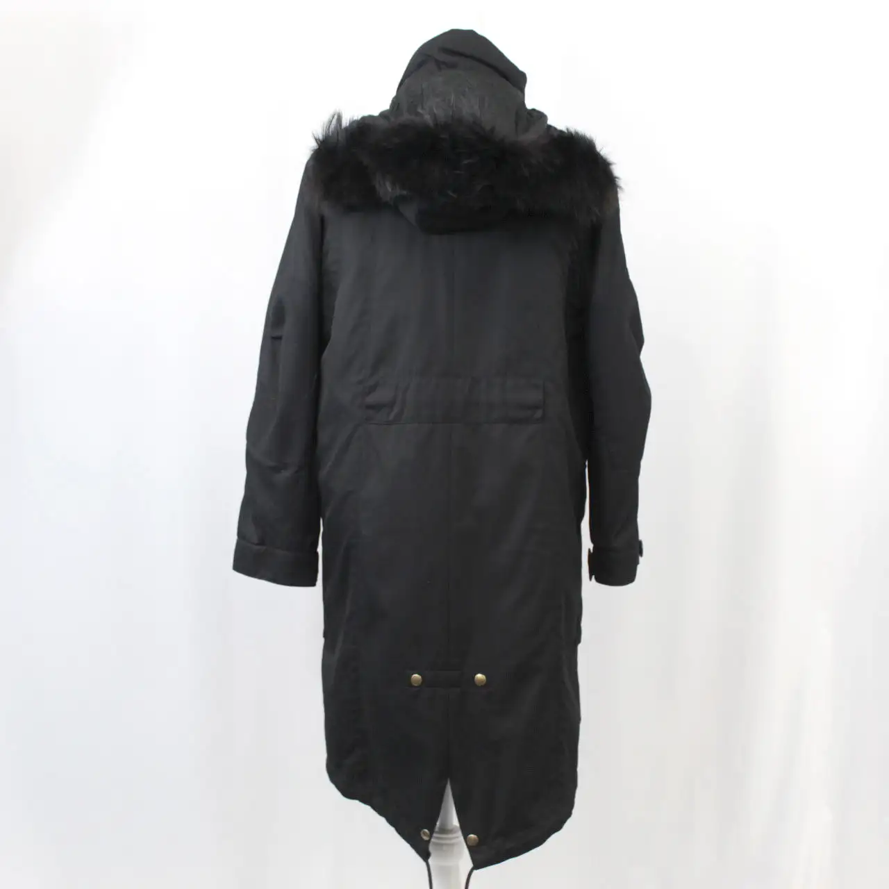 Louis Vuitton Black Oversized Cotton Parka Coat XS/S/M/L