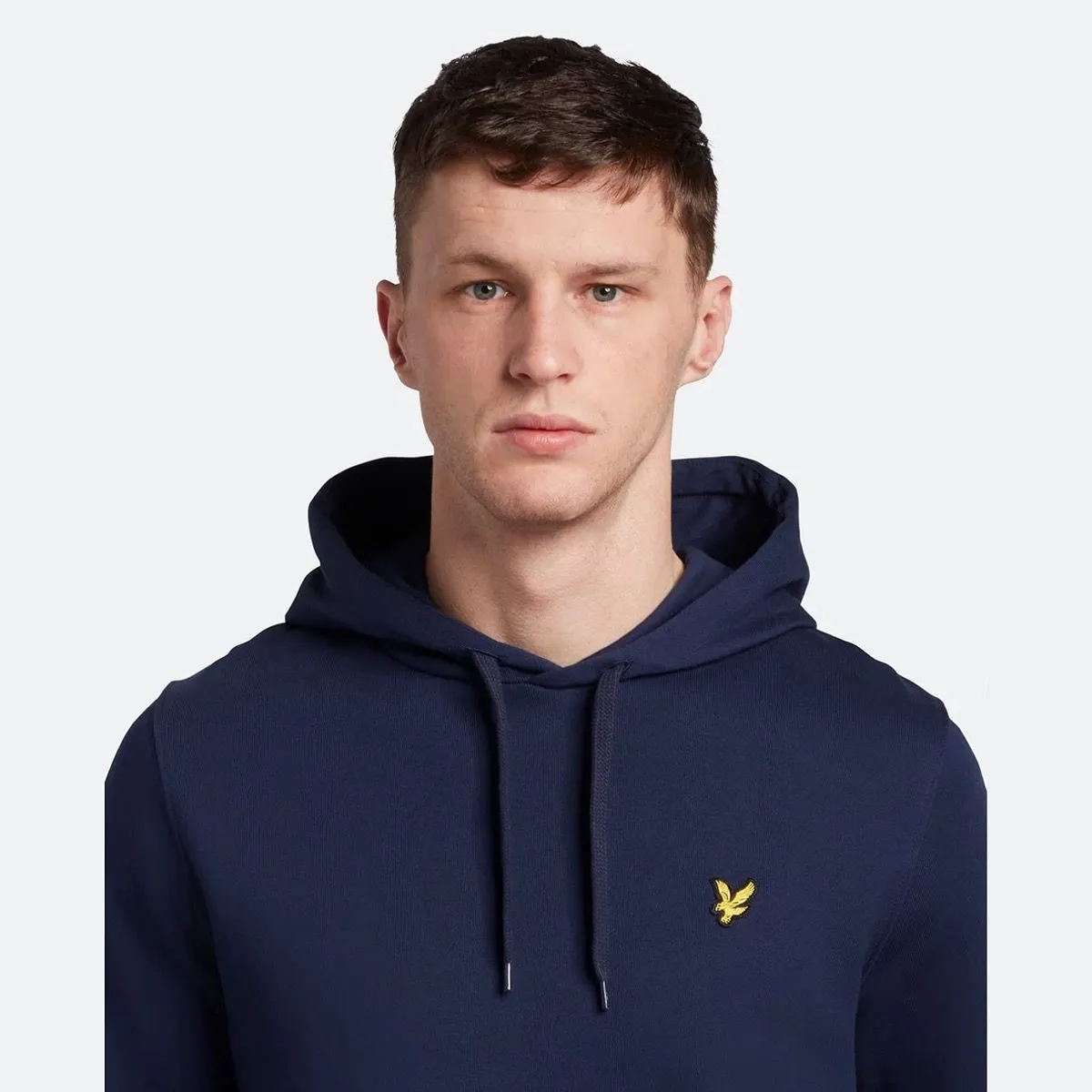 Lyle & Scott Core Plain Hooded Sweatshirts Navy