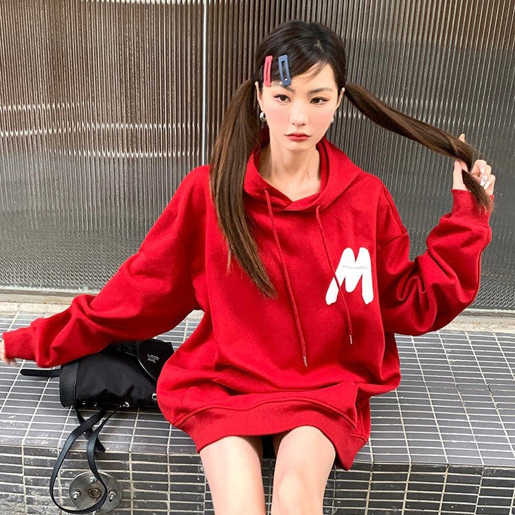 M Red Hoodie