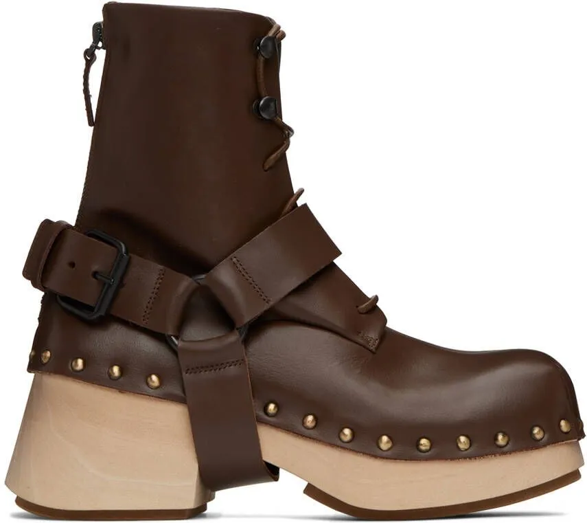 Marsèll Brown Bottone Boots