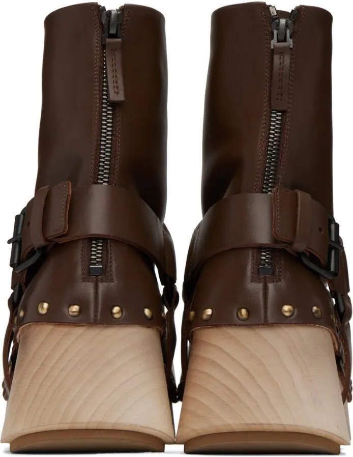 Marsèll Brown Bottone Boots