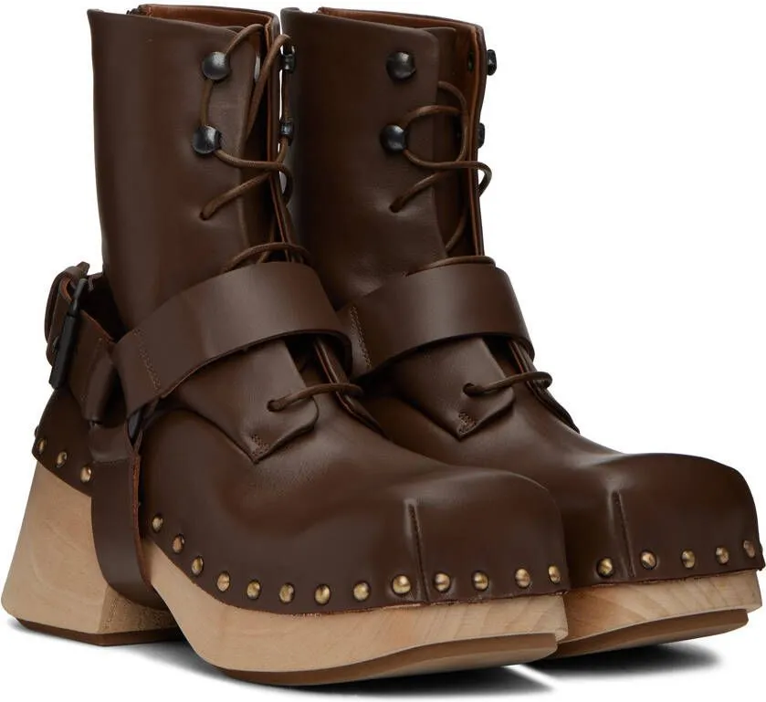 Marsèll Brown Bottone Boots