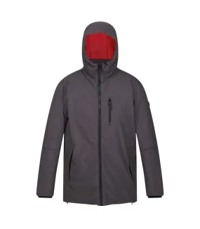 Mens yewbank ii parka ash/danger red Regatta