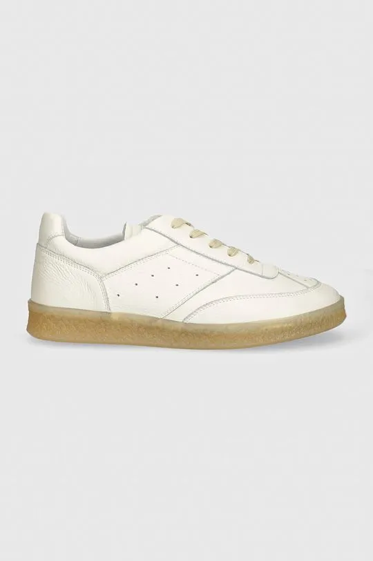 MM6 Maison Margiela leather sneakers white color SH1WS0003.P7016