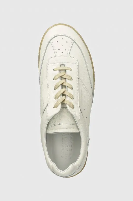 MM6 Maison Margiela leather sneakers white color SH1WS0003.P7016