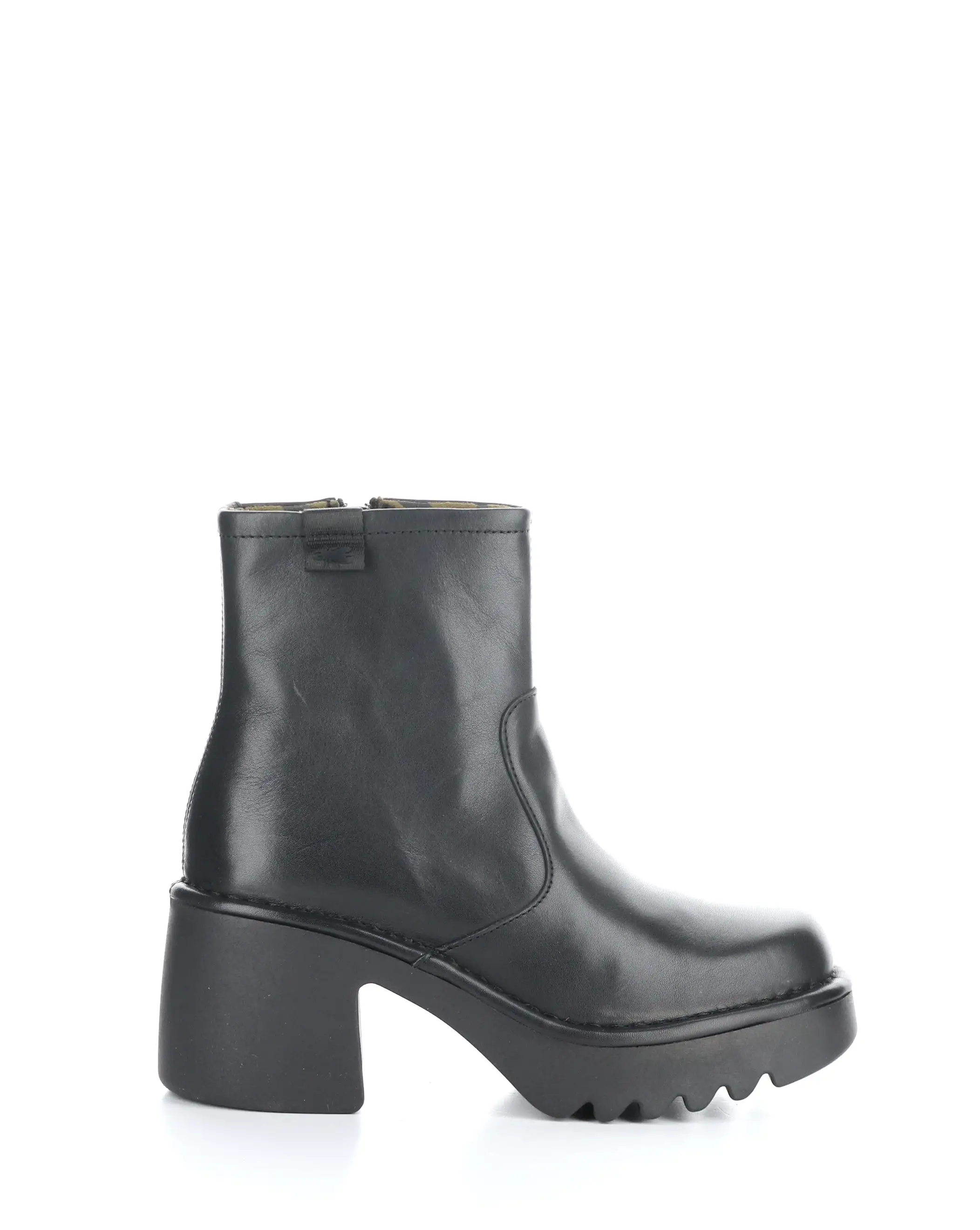 MOGE250FLY 000 BLACK Round Toe Boots