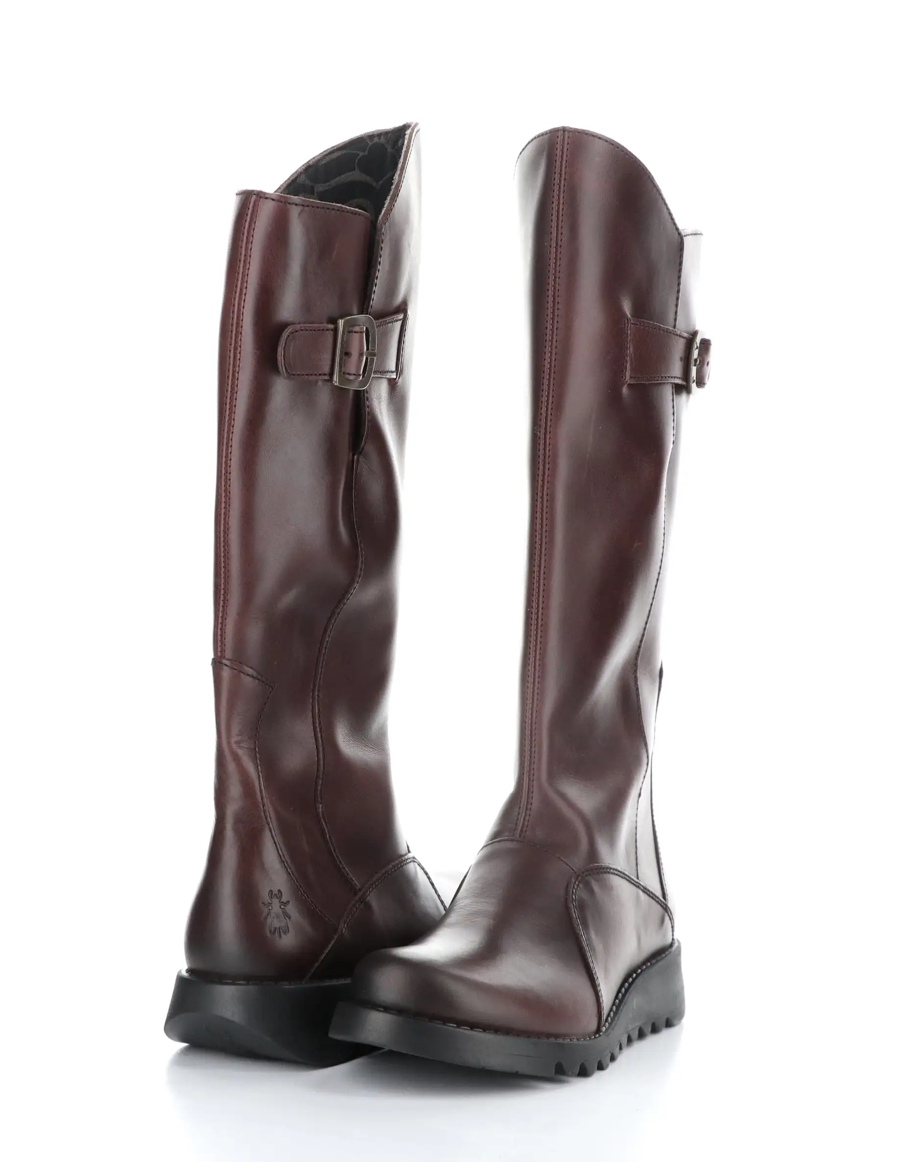 MOL912FLY 025 WINE Round Toe Boots