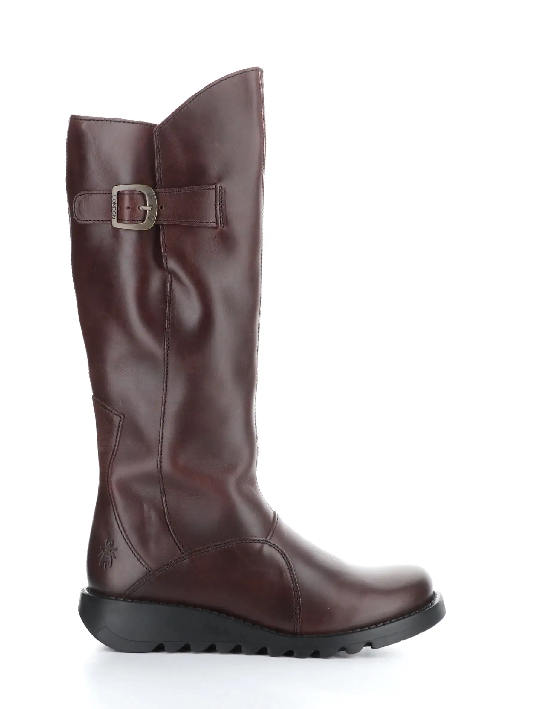 MOL912FLY 025 WINE Round Toe Boots