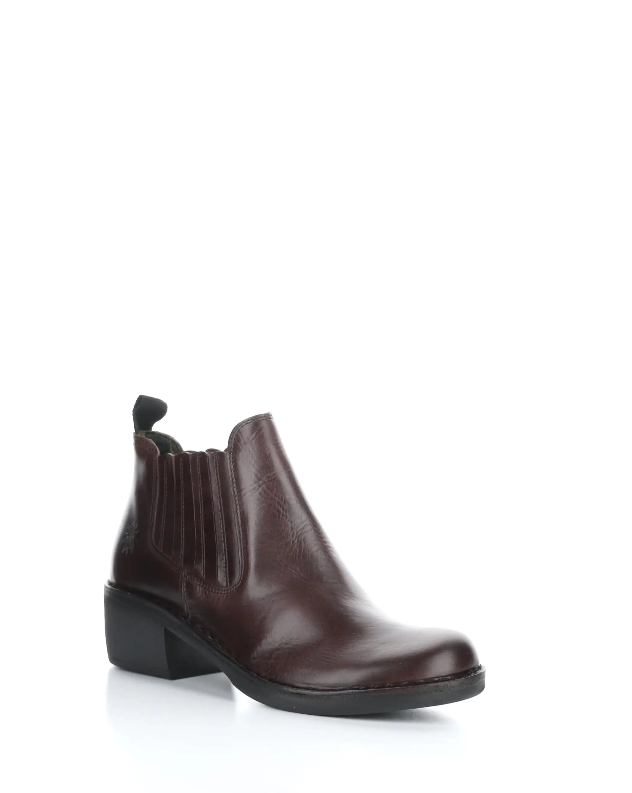 MOOF103FLY 001 WINE Round Toe Boots