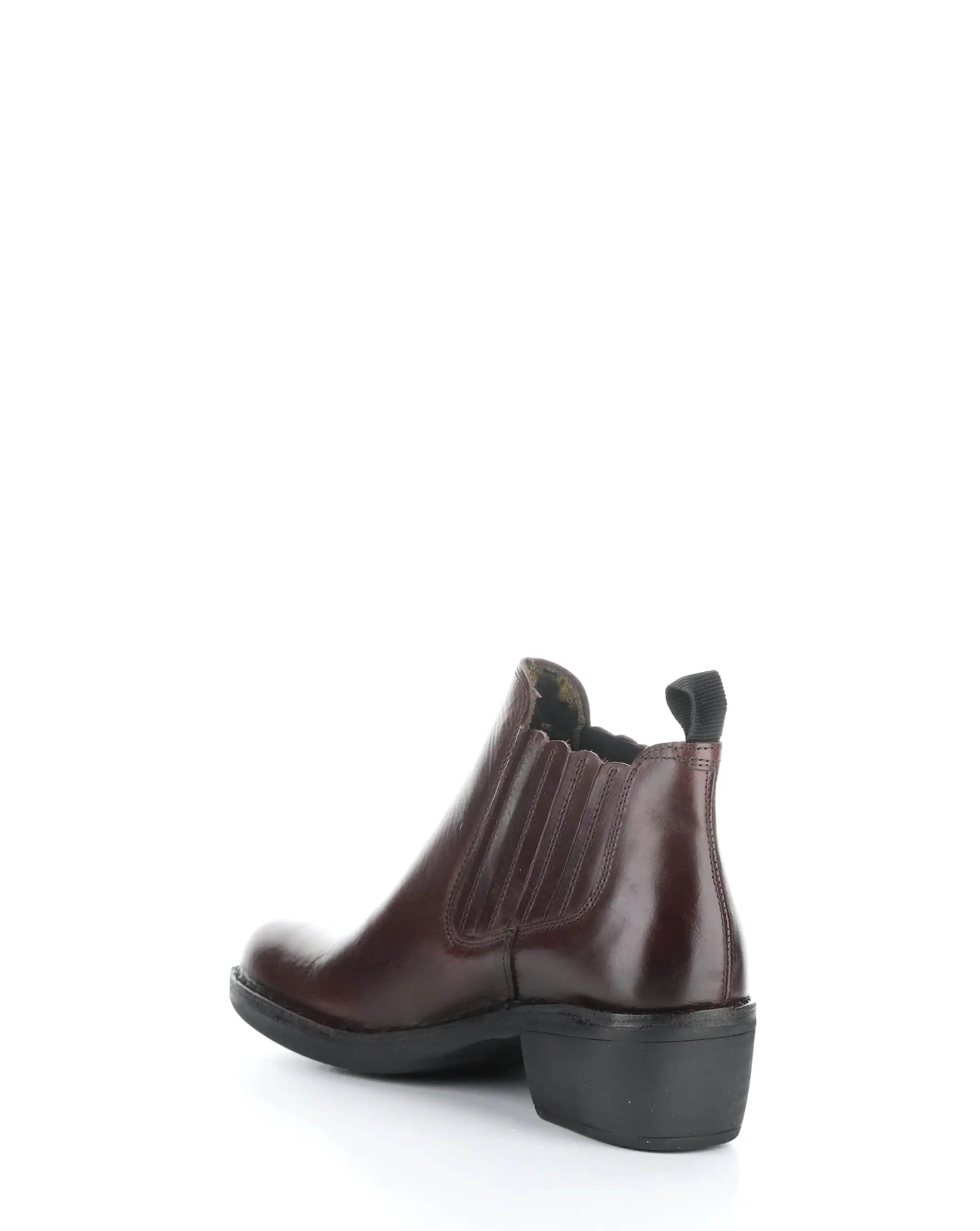 MOOF103FLY 001 WINE Round Toe Boots