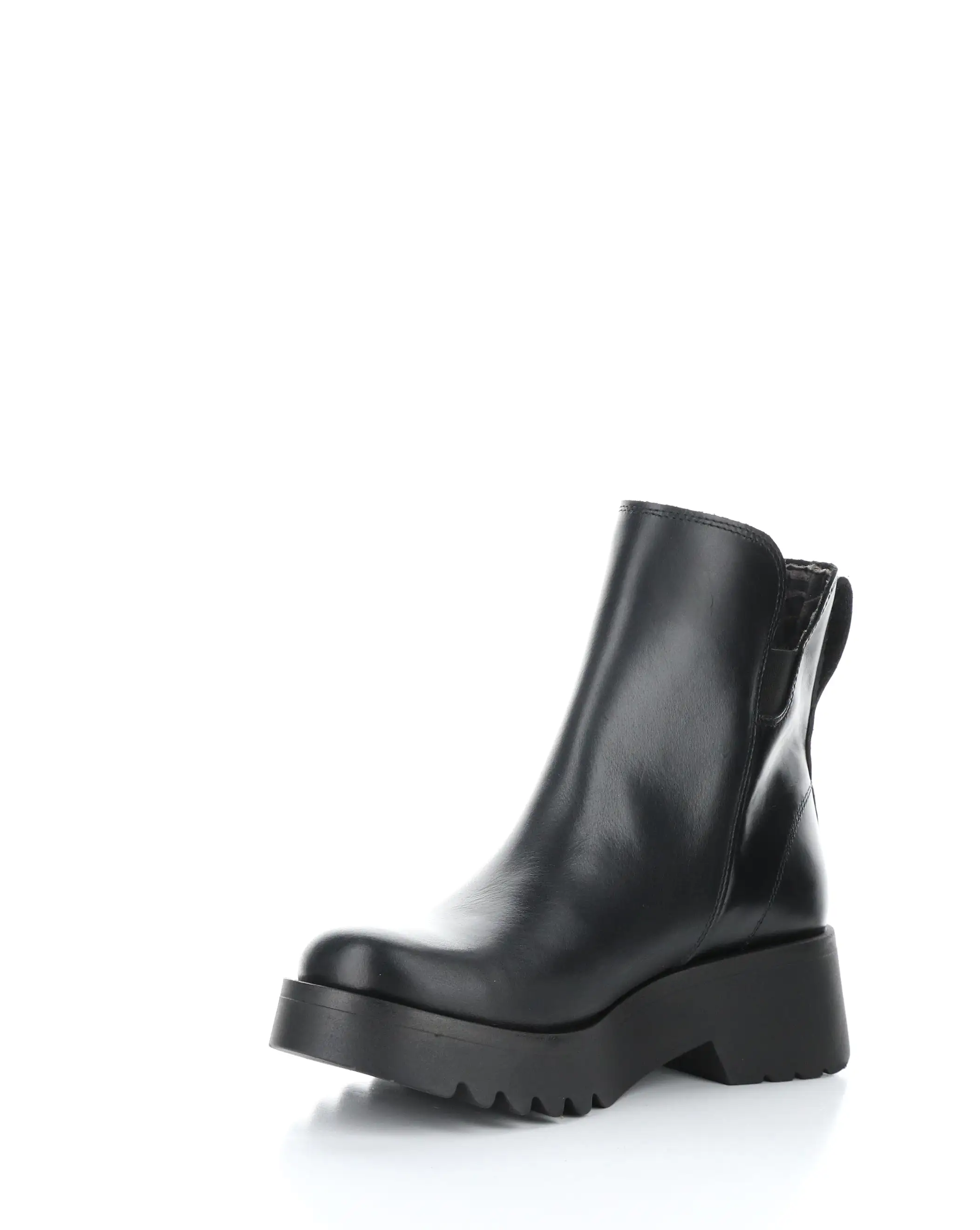 MUZZ977FLY 000 BLACK Round Toe Boots