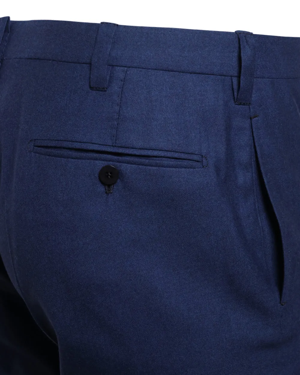 Navy Lightweight Flannel Trouser