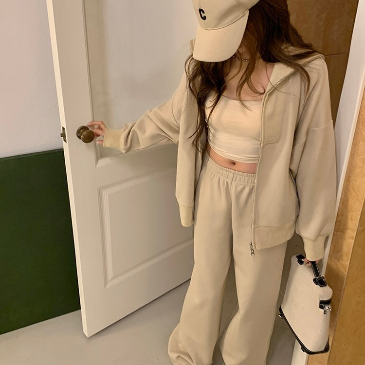 Neutral Tone Track Suit