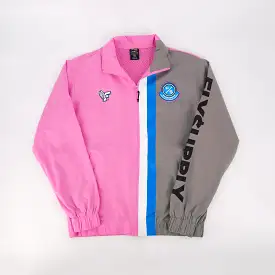 NEVER A VICTIM WINDBREAKER PINK