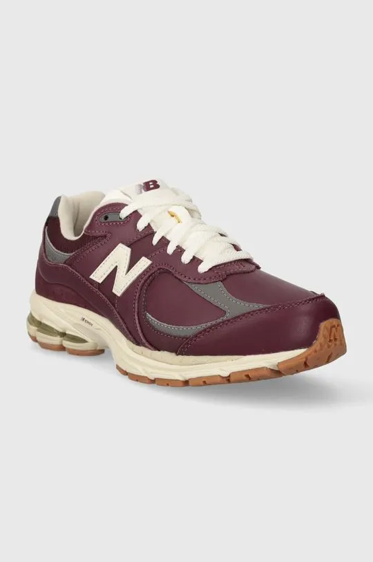 New Balance leather sneakers 2002 maroon color