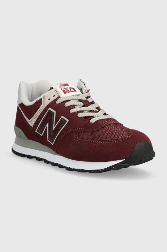 New Balance sneakers ML574EVM maroon color