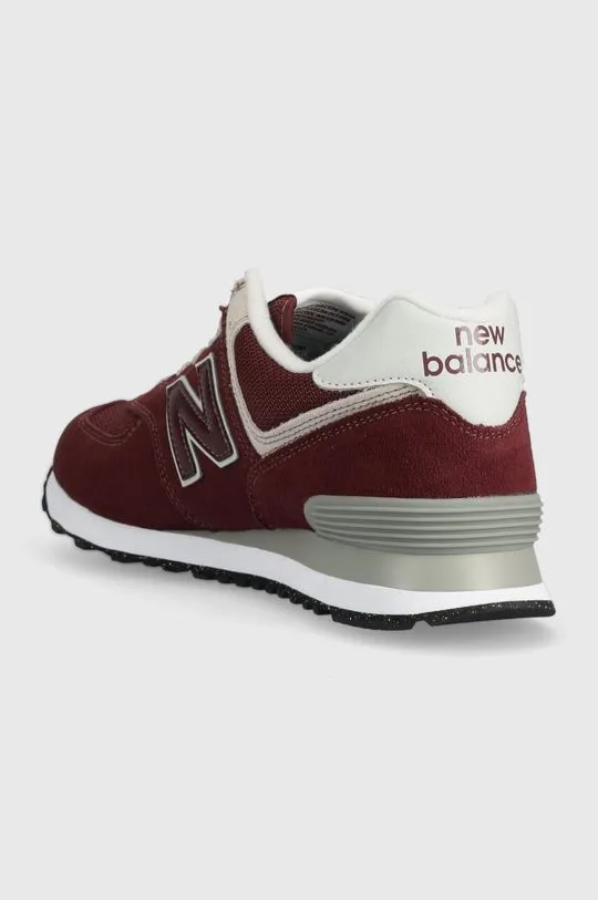 New Balance sneakers ML574EVM maroon color