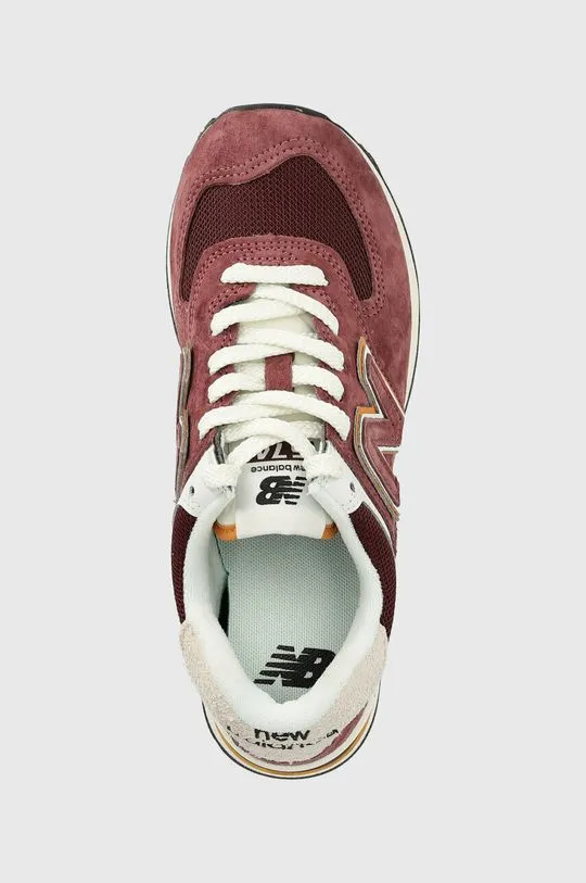 New Balance sneakers U574MO2 maroon color