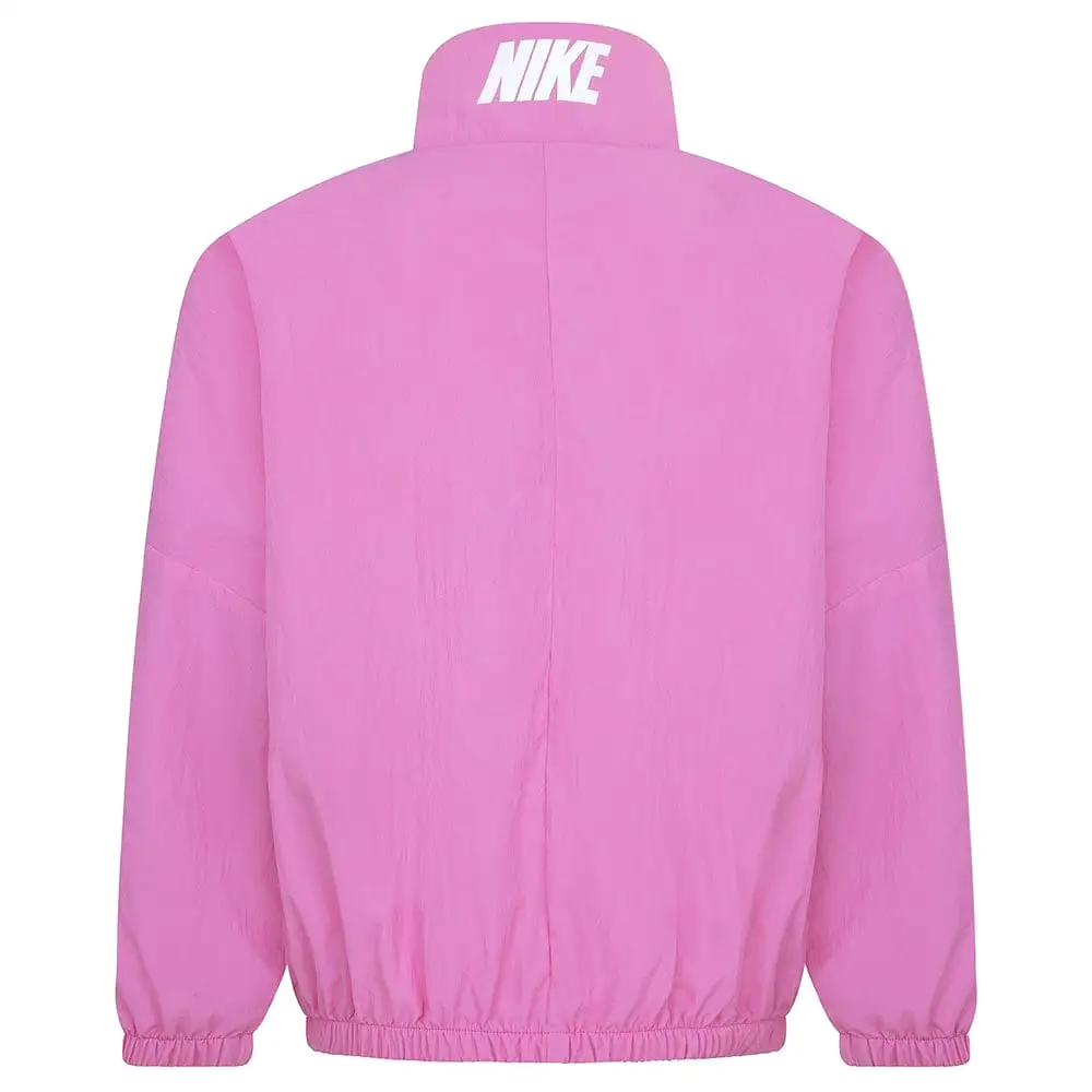 NIKE JUNIOR WINDBREAKER PINK JACKET