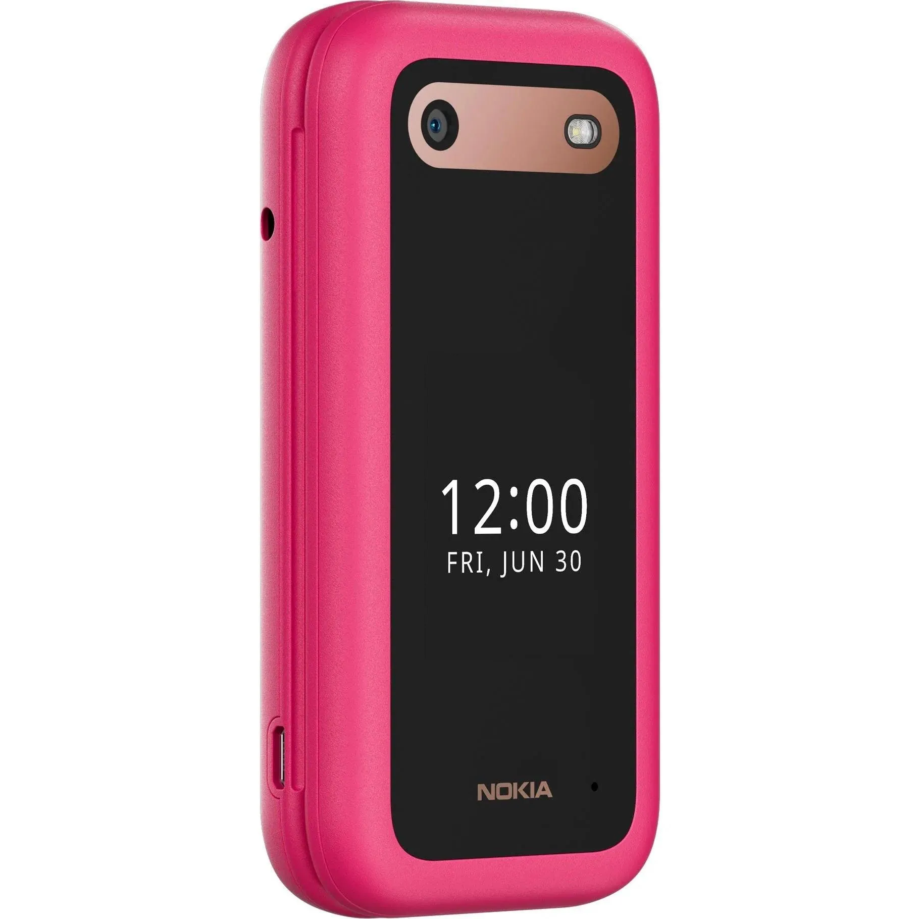 Nokia 2660 Flip Mobile Phone 128MB 2.8 4G Unlocked Dual Sim Pink