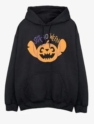 NW2 Lilo & Stitch Stitch O'Ween Adult Black Hoodie | Men | George at ASDA