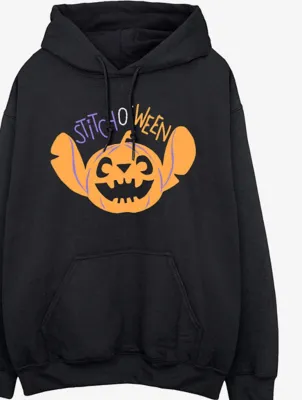 NW2 Lilo & Stitch Stitch O'Ween Adult Black Hoodie | Men | George at ASDA