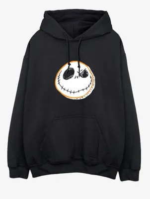 NW2 The Nightmare Before Christmas Face Adult Black Hoodie | Collections | George at ASDA