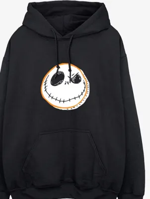 NW2 The Nightmare Before Christmas Face Adult Black Hoodie | Collections | George at ASDA