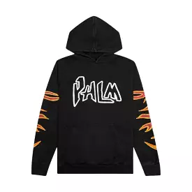 Palm Angels Flame Black Hoodie