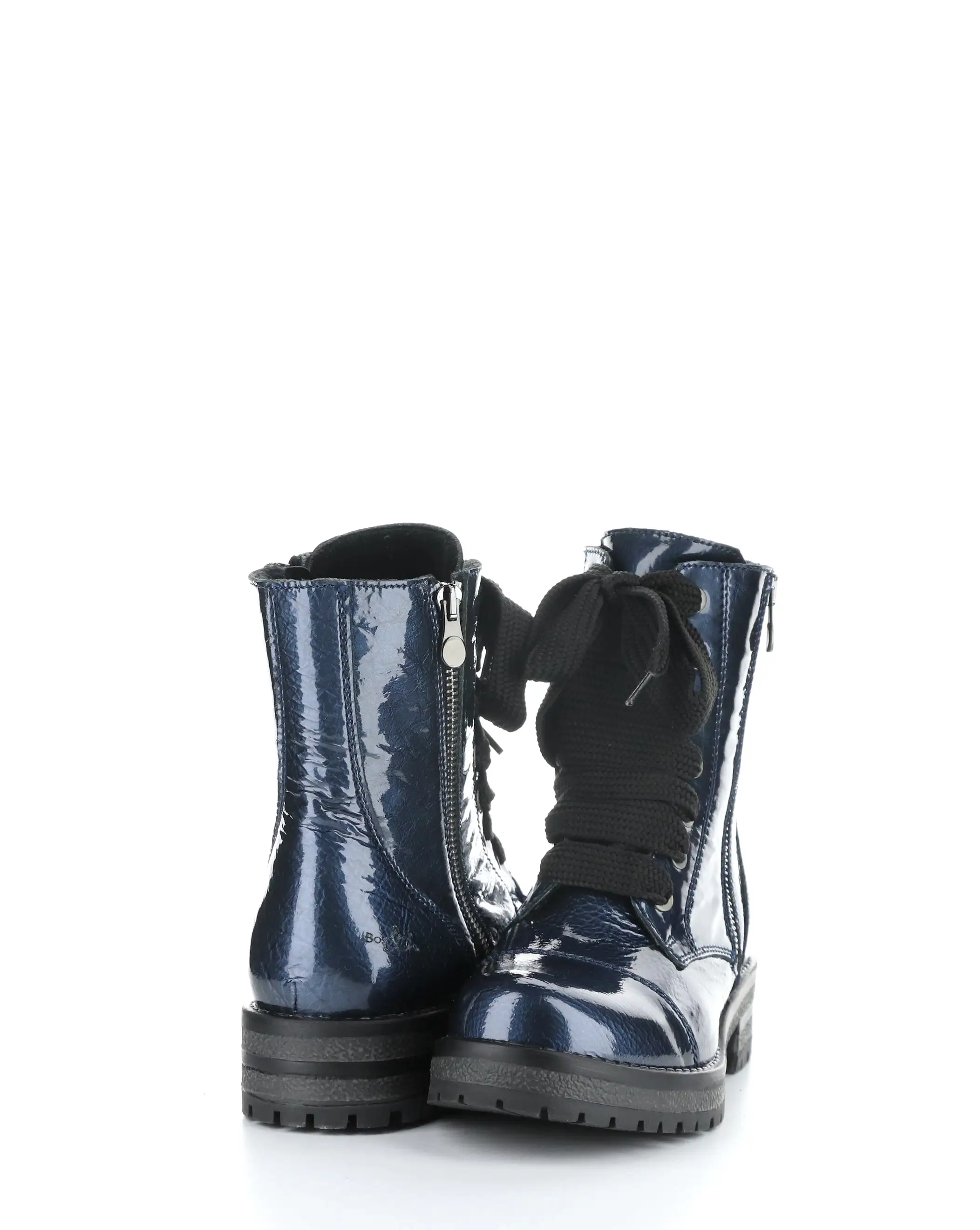 PAULIE BLUE Round Toe Boots