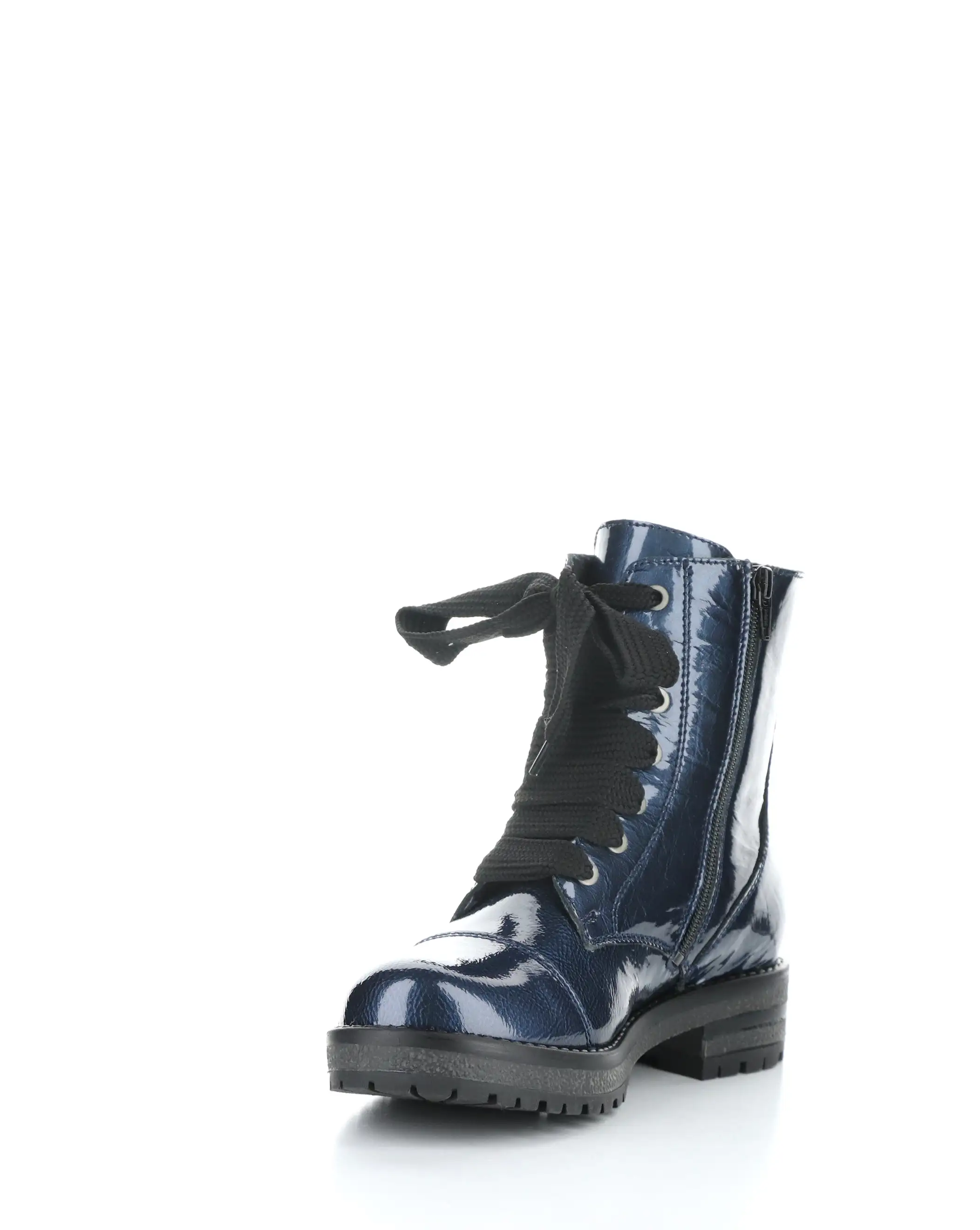 PAULIE BLUE Round Toe Boots