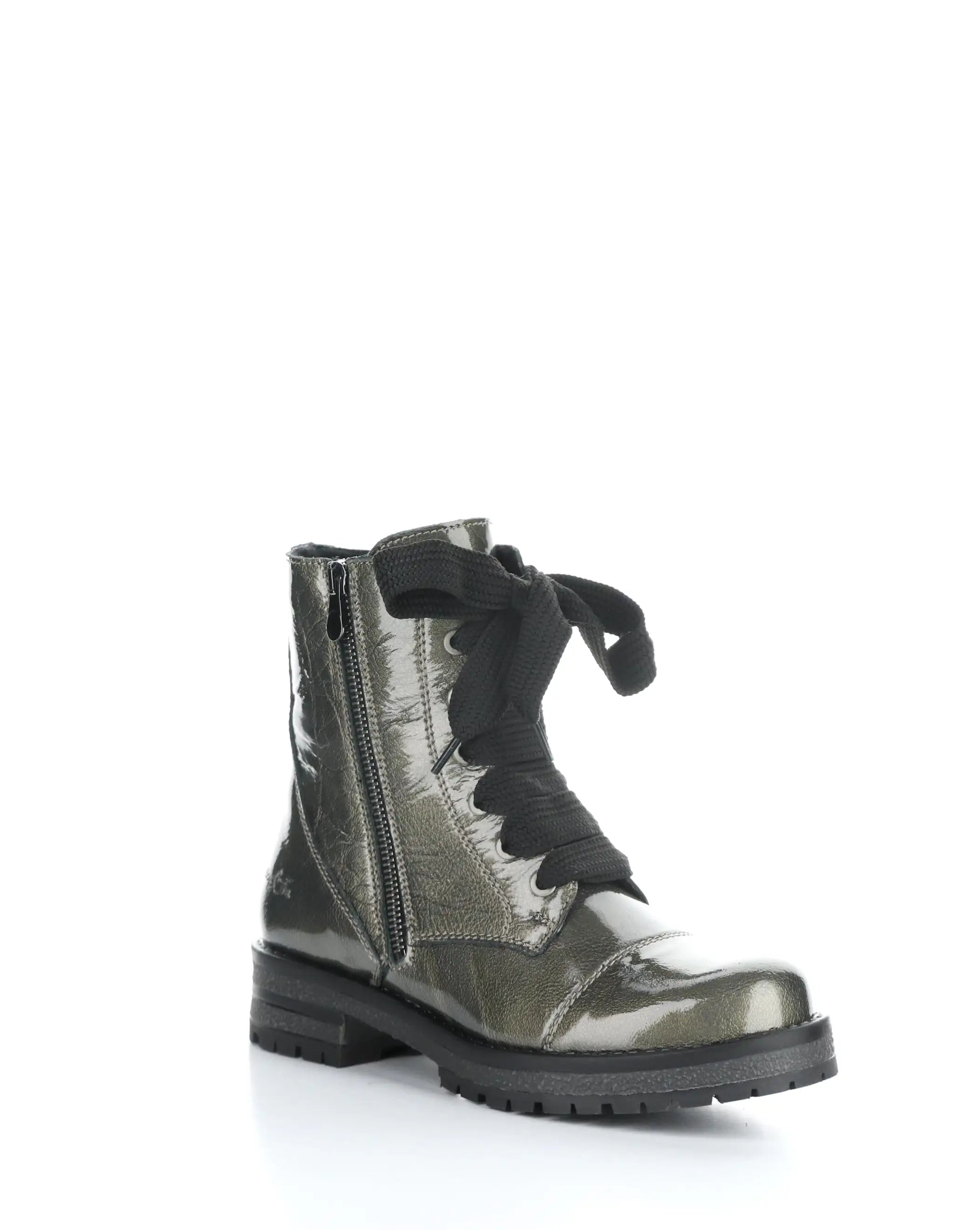 PAULIE PEWTER Round Toe Boots