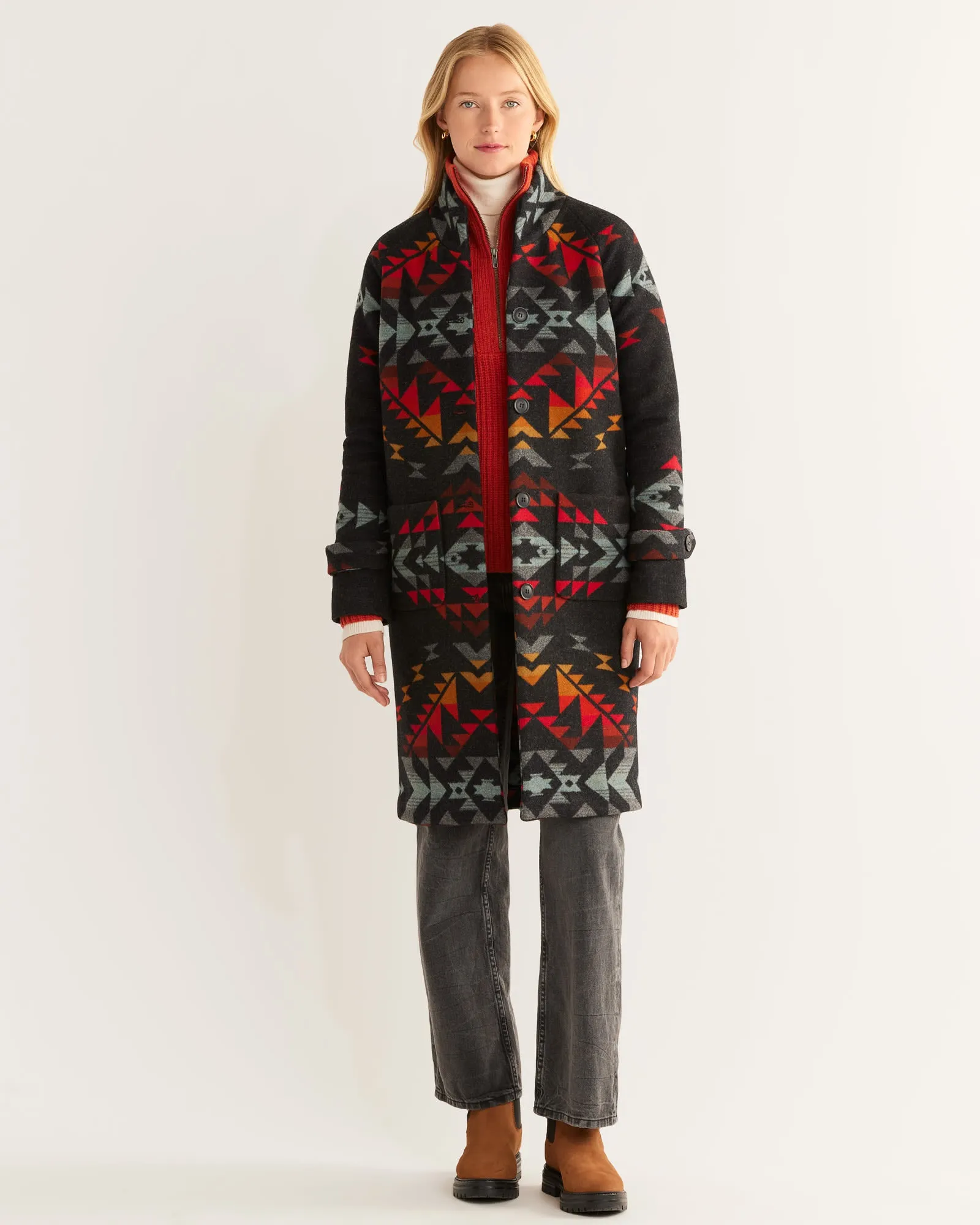 Pendleton Women's Bridge Creek Archive Blanket Coat