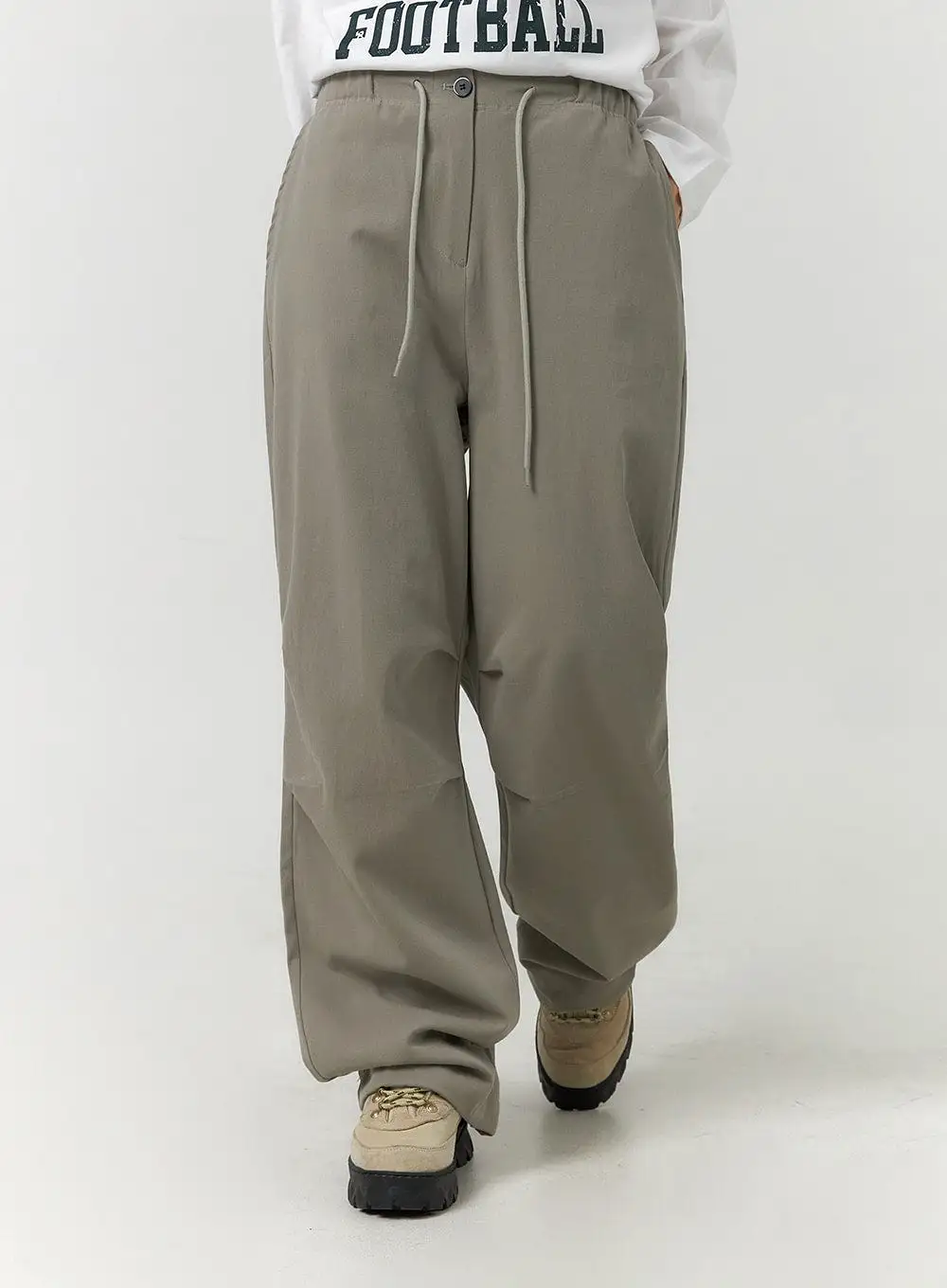 Pintuck Wide Leg Pants CF405