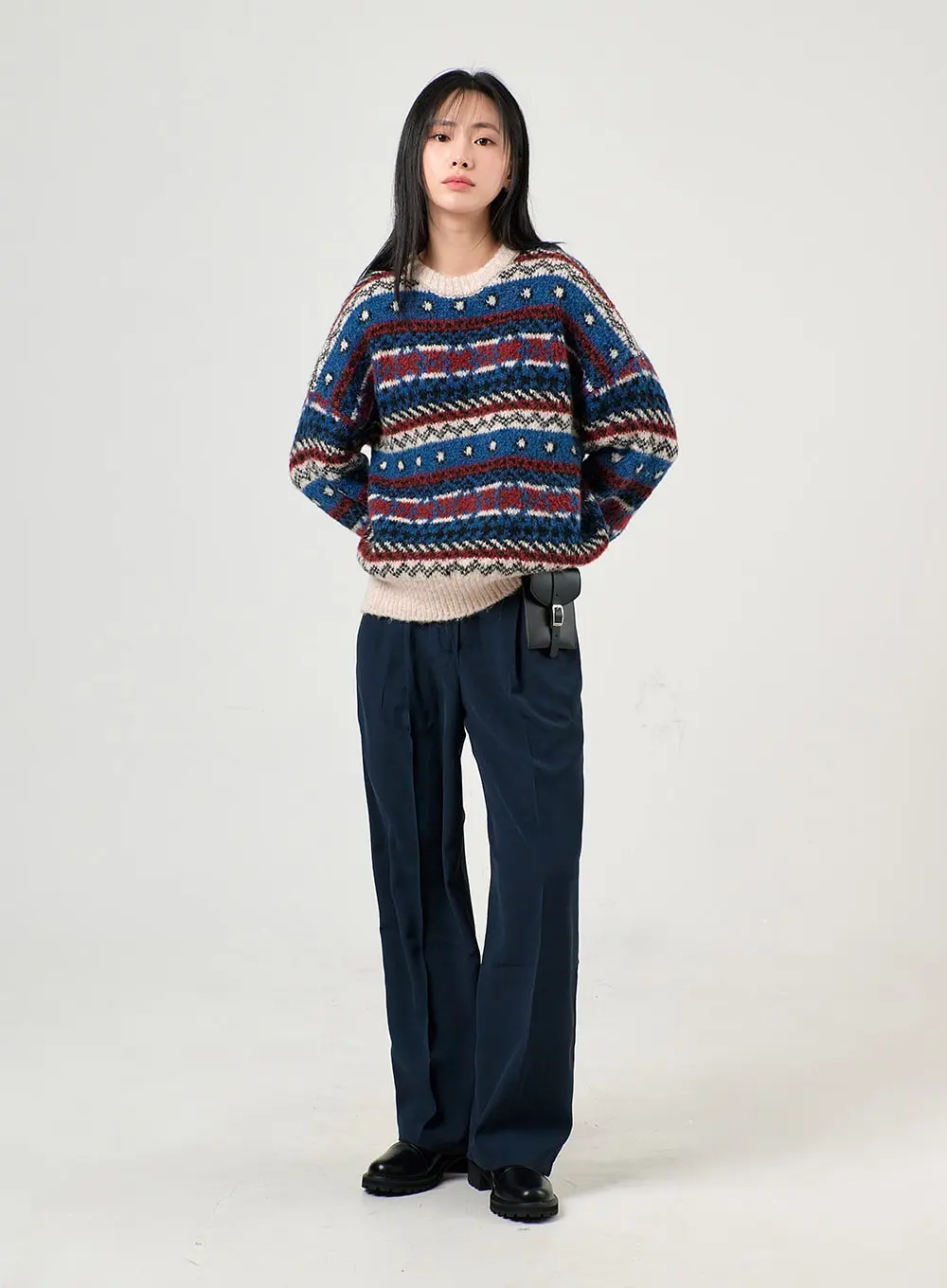 Pintuck Wide Pants OF405