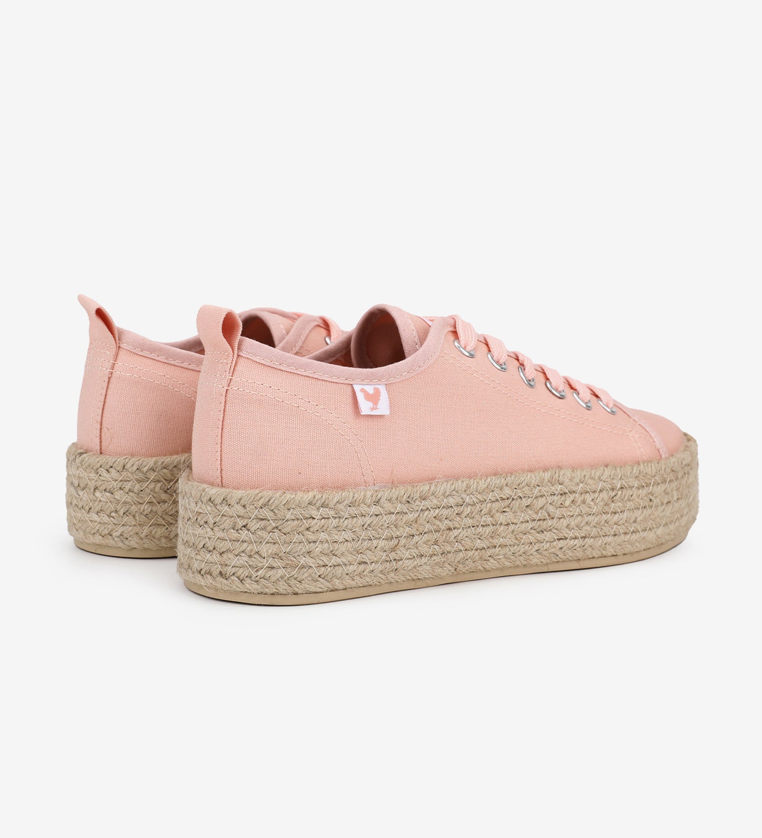 Pitas lace-up 4cm platform espadrille sneakers