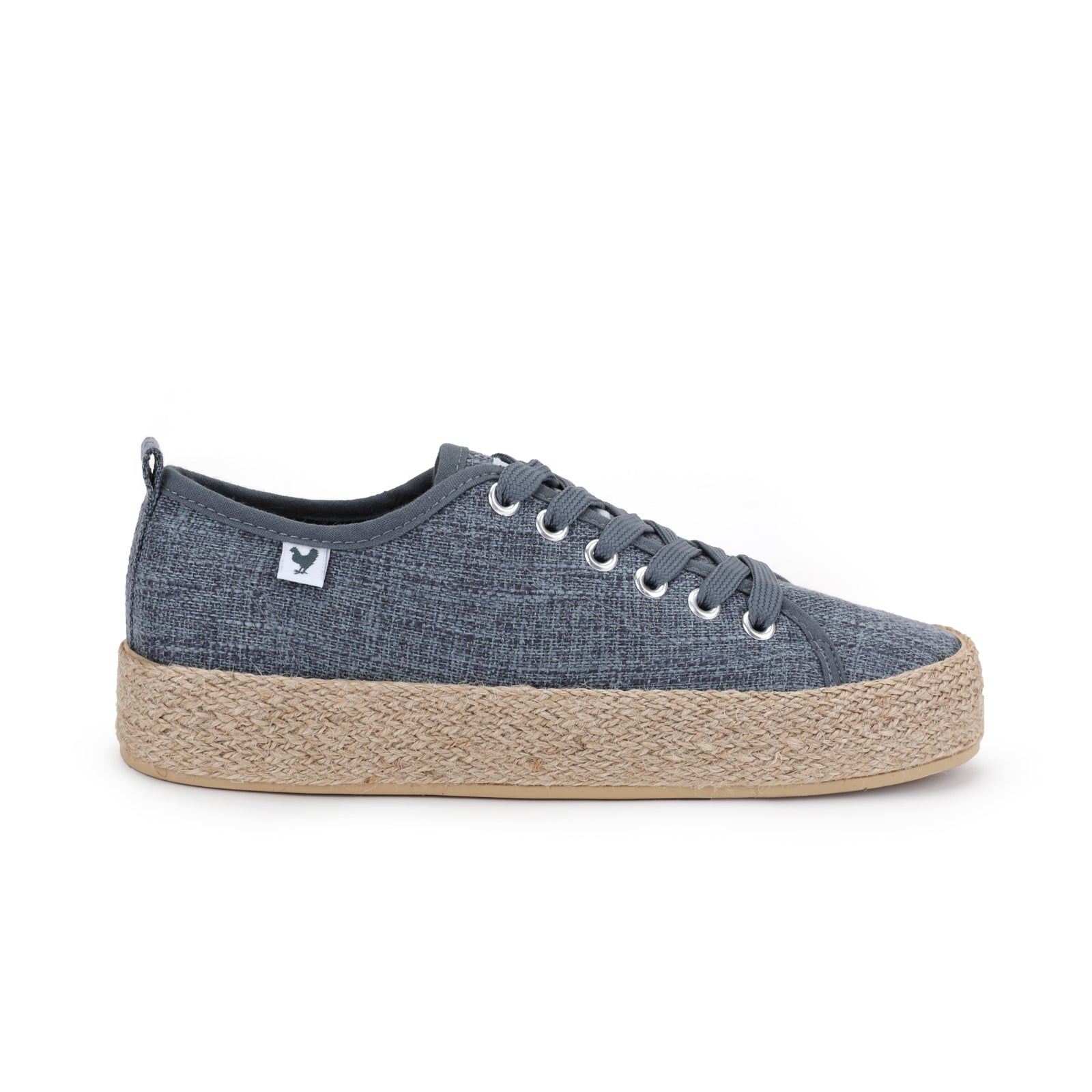 Pitas linen lace-up espadrille sneakers