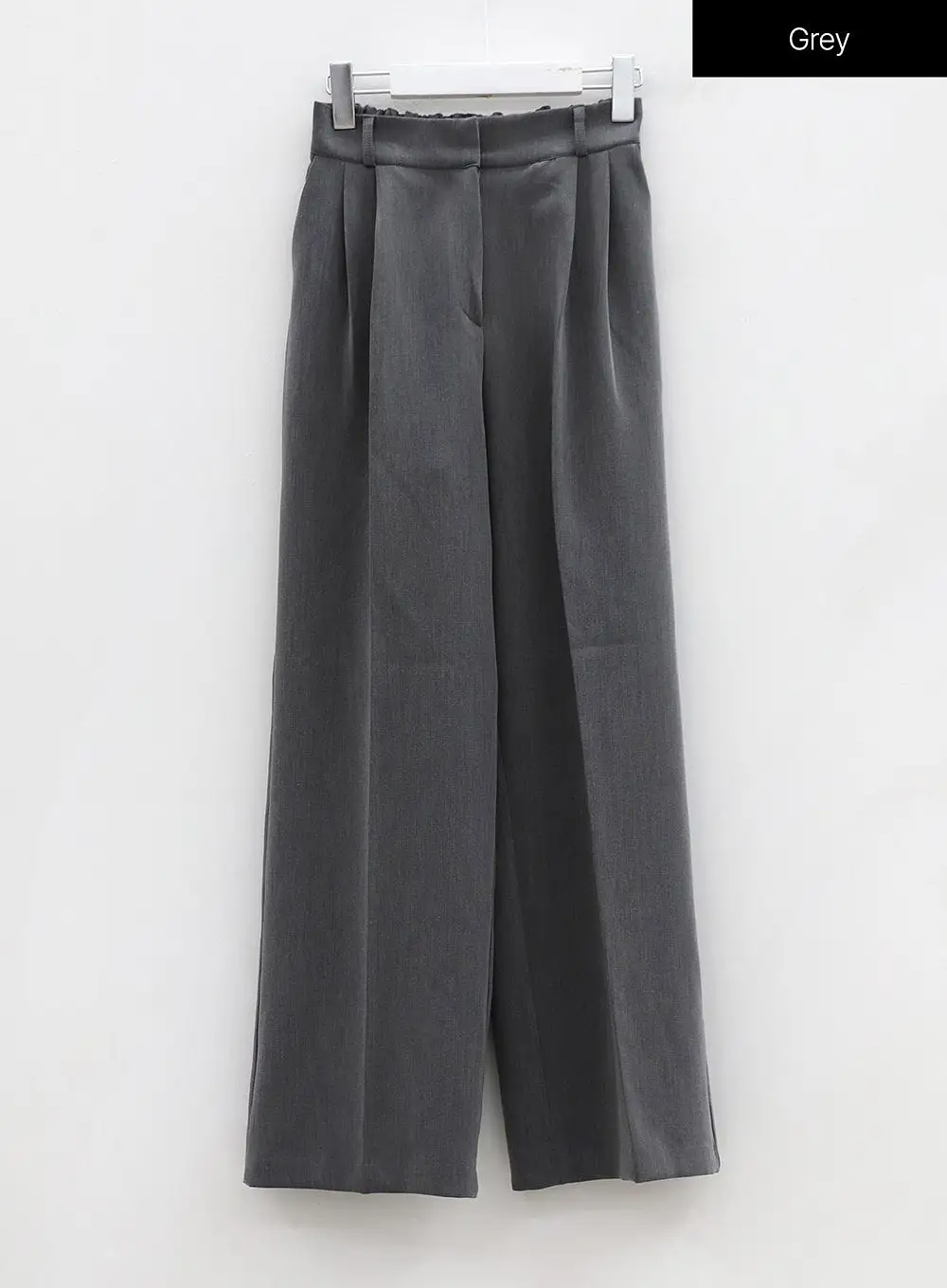 Rayon Pintuck Wide Leg Tailored Pants OU19